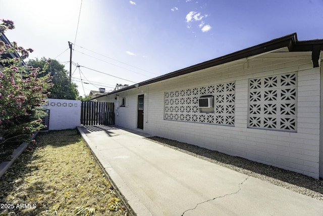 view of side of property