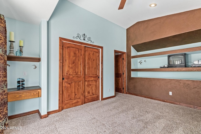 bedroom featuring carpet floors and ceiling fan