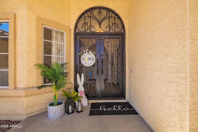 view of entrance to property