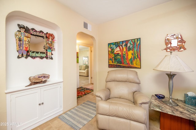 1441 E Hubbell St, Phoenix, AZ 85006 - living area with arched walkways