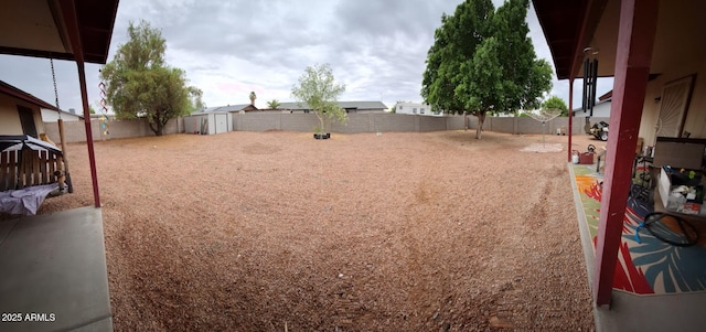 421 S 113th Way, Mesa, AZ 85208 - fenced backyard featuring a shed