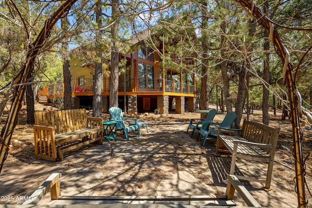 2288 Richenbacher Cir, Overgaard, AZ 85933 - view of patio / terrace