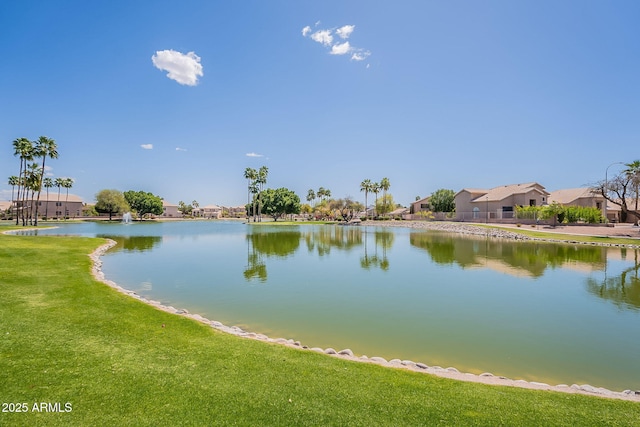 water view with a residential view