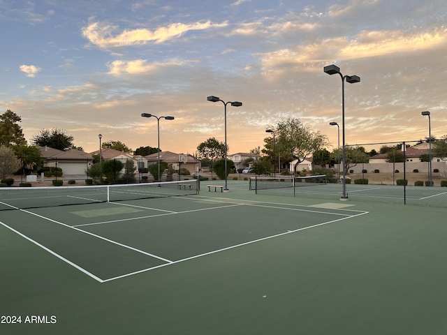 view of tennis court