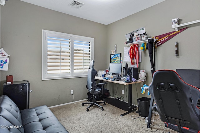 1316 S Minneola Ln, Gilbert, AZ 85296 - carpeted home office featuring baseboards