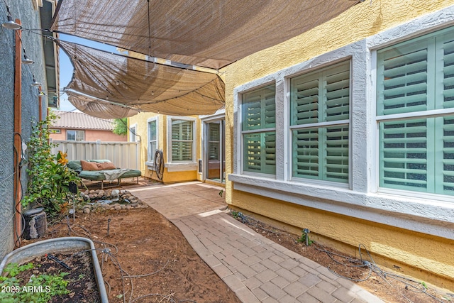 1316 S Minneola Ln, Gilbert, AZ 85296 - view of patio / terrace with fence