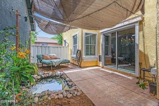 1316 S Minneola Ln, Gilbert, AZ 85296 - view of patio with fence