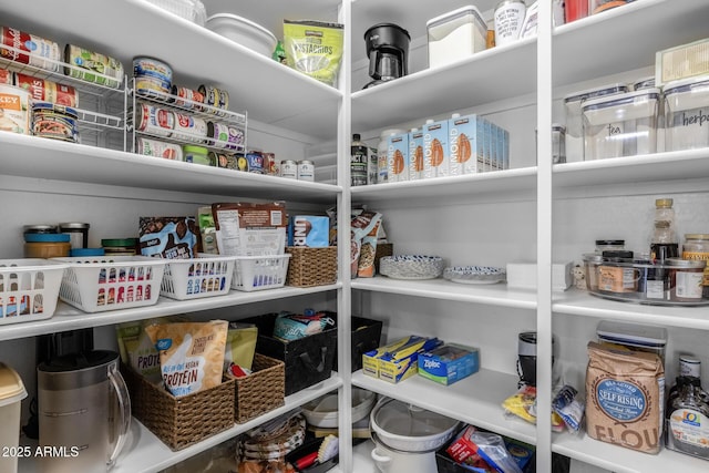 view of pantry