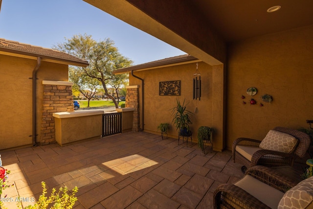 view of patio