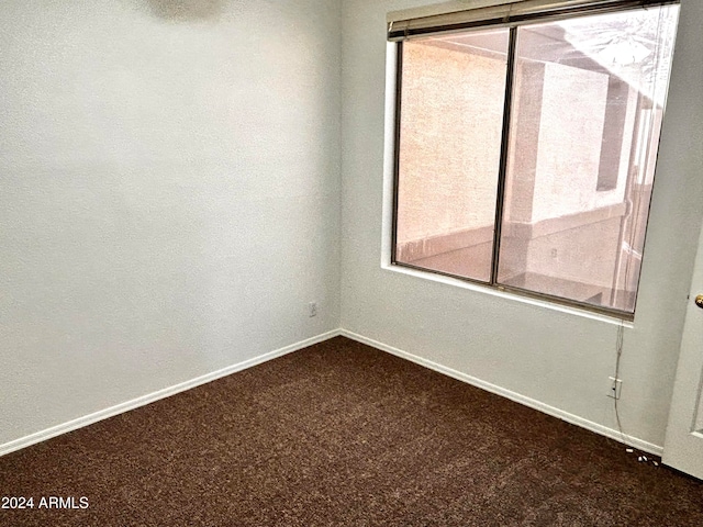 spare room with carpet