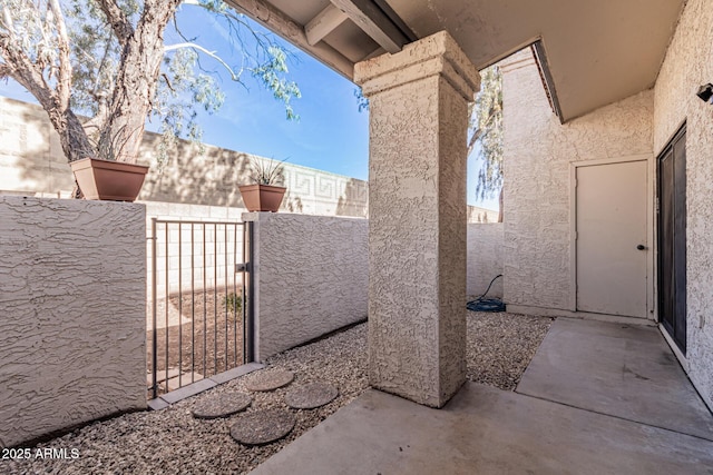 view of patio