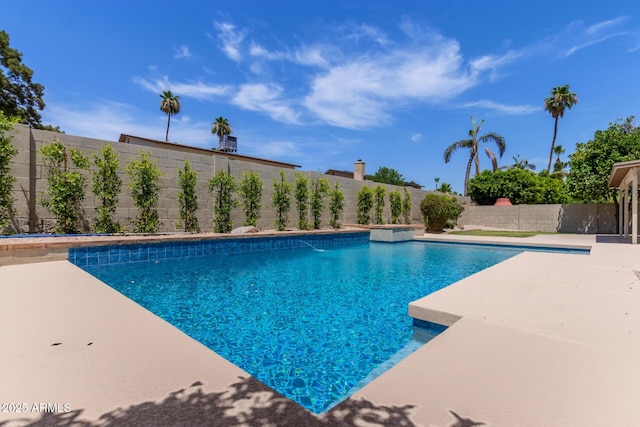 4532 E Sandra Ter, Phoenix, AZ 85032 - view of swimming pool featuring a patio area and a fenced backyard