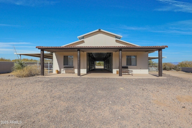 view of rear view of property