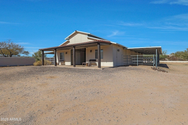 view of rear view of house