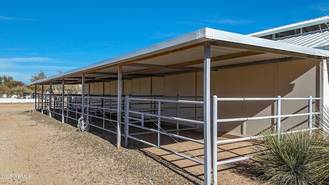 view of stable