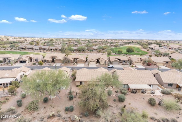 bird's eye view featuring a residential view