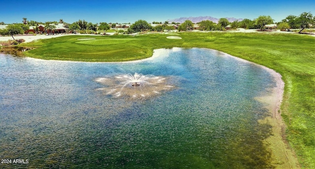 view of water feature