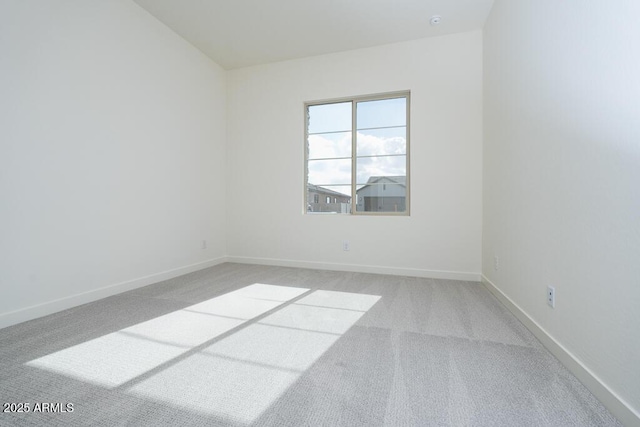 empty room with light carpet