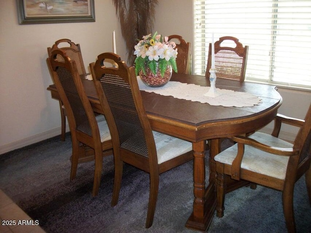 view of dining room