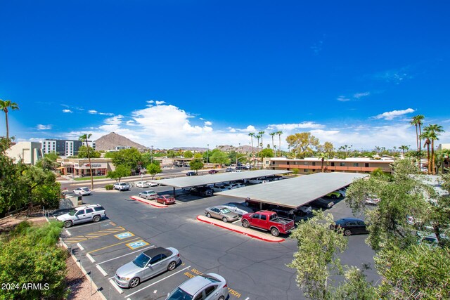 view of parking / parking lot