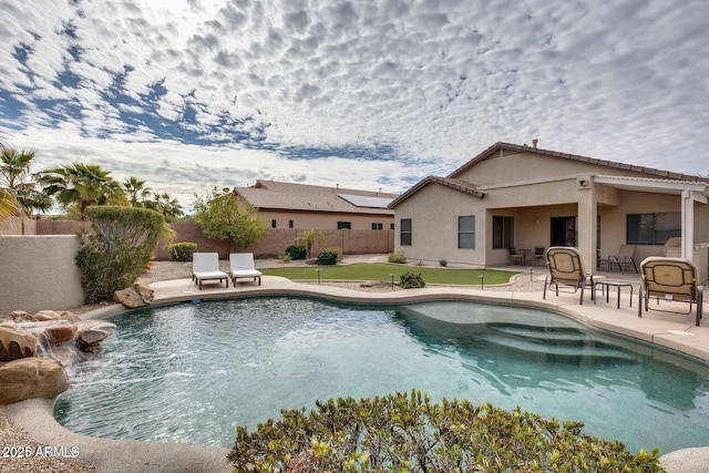 17562 W Agave Ct, Goodyear, AZ 85338 - view of swimming pool featuring a patio