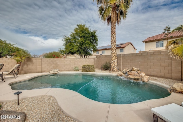 17562 W Agave Ct, Goodyear, AZ 85338 - view of pool featuring a fenced backyard and a patio