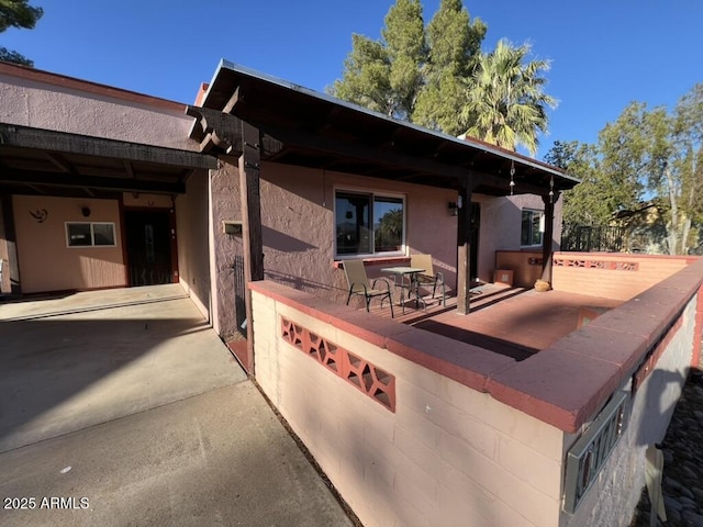 view of patio