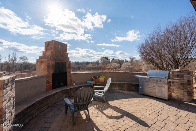 view of patio / terrace featuring area for grilling