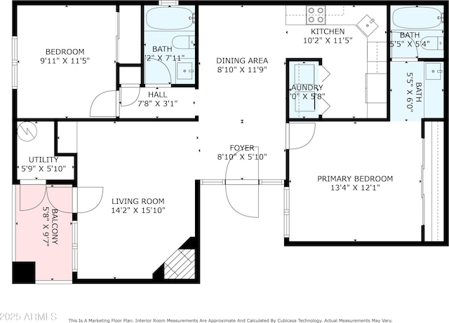 8787 E Mountain View Rd Unit 2100, Scottsdale, AZ 85258 - view of floor plan / room layout
