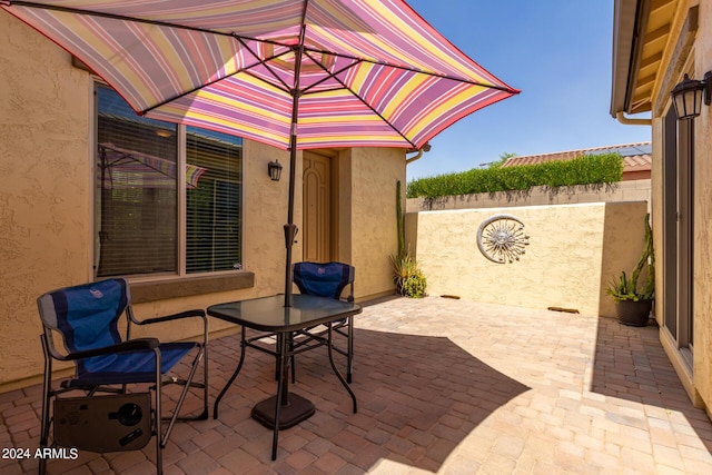 view of patio