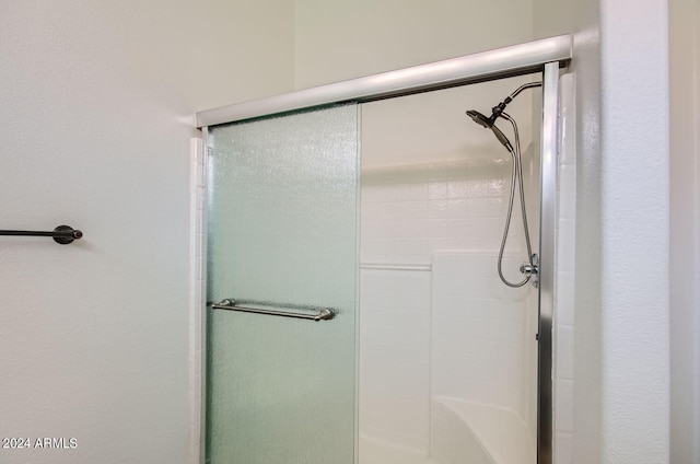 bathroom with walk in shower