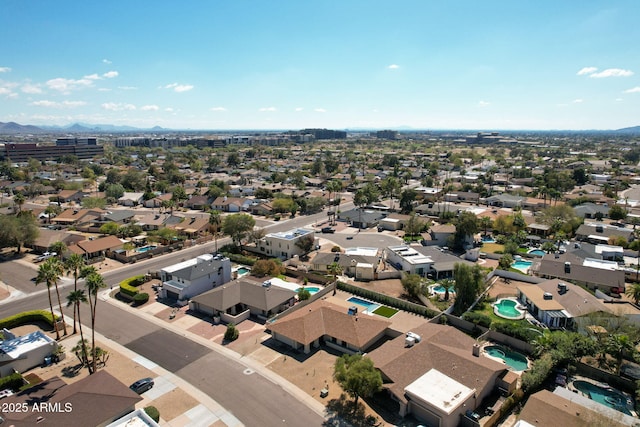 drone / aerial view featuring a residential view