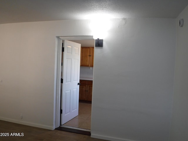 hall featuring light hardwood / wood-style flooring