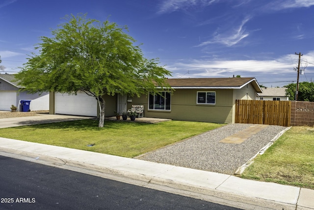 308 E Ln Jolla Dr, Tempe, AZ 85282 - ranch-style house with driveway, an attached garage, and brick siding