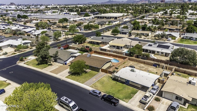 308 E Ln Jolla Dr, Tempe, AZ 85282 - aerial view of property's location featuring mountains and nearby suburban area