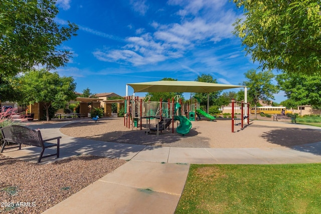 view of communal playground