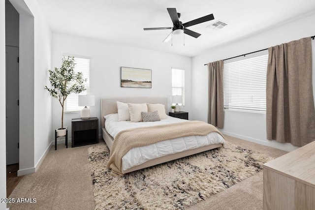 9230 E Scott Ave, Mesa, AZ 85212 - carpeted bedroom featuring baseboards and ceiling fan