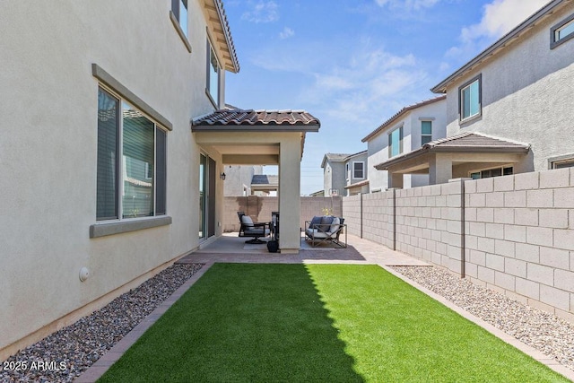 9230 E Scott Ave, Mesa, AZ 85212 - view of yard featuring a patio area and an outdoor living space