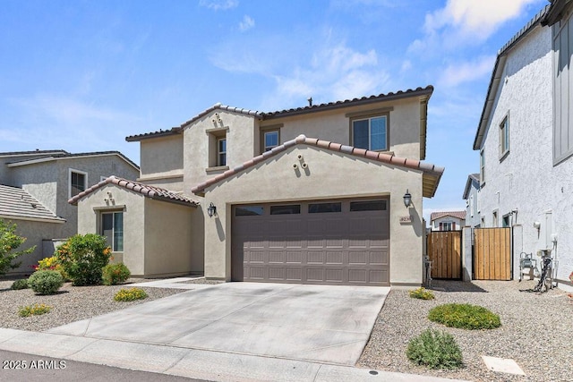 9230 E Scott Ave, Mesa, AZ 85212 - mediterranean / spanish-style house featuring stucco siding, concrete driveway, and a tiled roof