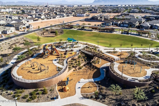 9230 E Scott Ave, Mesa, AZ 85212 - aerial view of residential area with a mountain backdrop