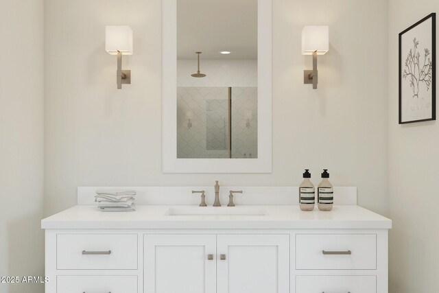 7987 W Griswold Rd, Peoria, AZ 85345 - full bathroom with a tile shower and vanity