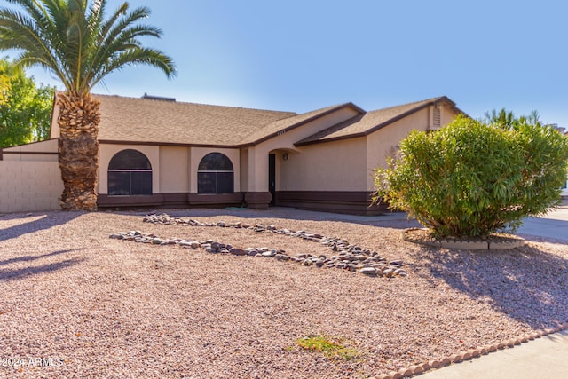 view of ranch-style house