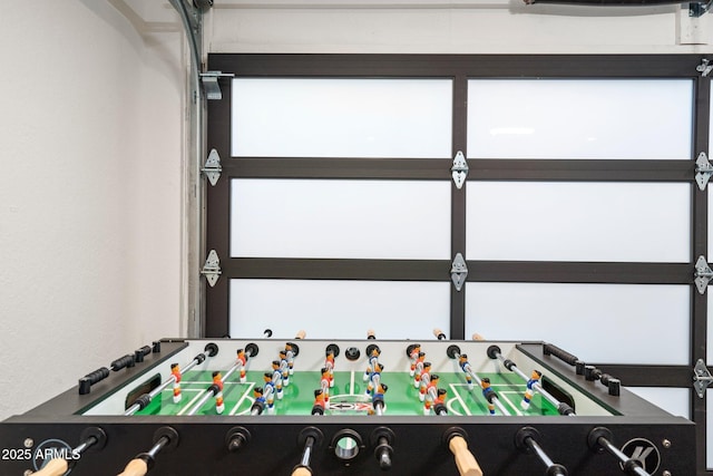 view of rec room