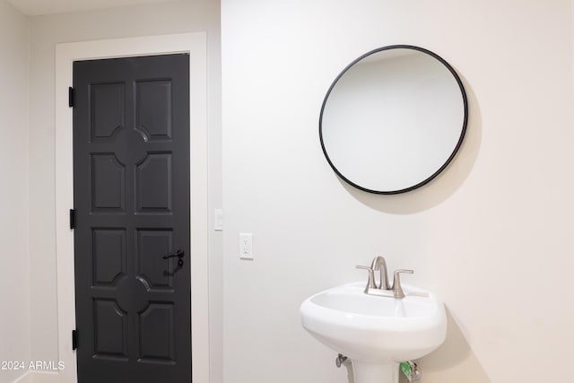 bathroom with a sink