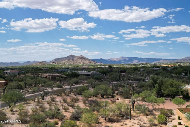 view of mountain feature