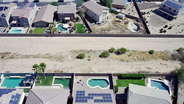 birds eye view of property featuring a residential view