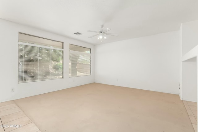 12726 W Charter Oak Rd, El Mirage, AZ 85335 - empty room with ceiling fan and visible vents