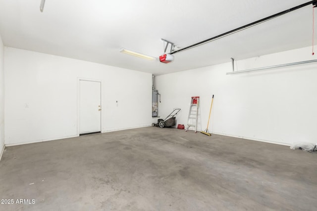 12726 W Charter Oak Rd, El Mirage, AZ 85335 - garage with water heater and a garage door opener