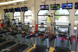 exercise room with plenty of natural light