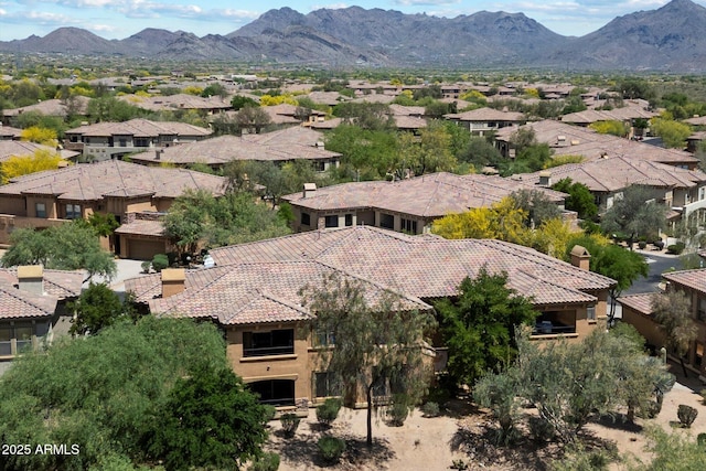19700 N 76th St Unit 2089, Scottsdale, AZ 85255 - bird's eye view featuring a residential view and a mountain view